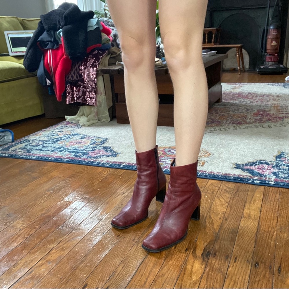 Vintage red boots